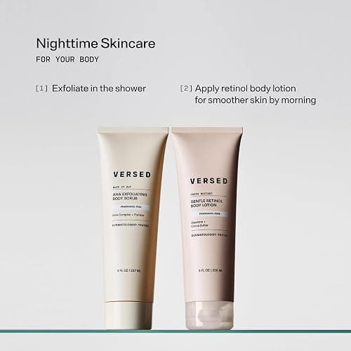 VERSED Buff It Out AHA Exfoliating Body Scrub | Fragrance Free, 8 Oz | Smooths rough, bumpy skin and brighten dullness with glycolic & lactic acids thumbnail 5