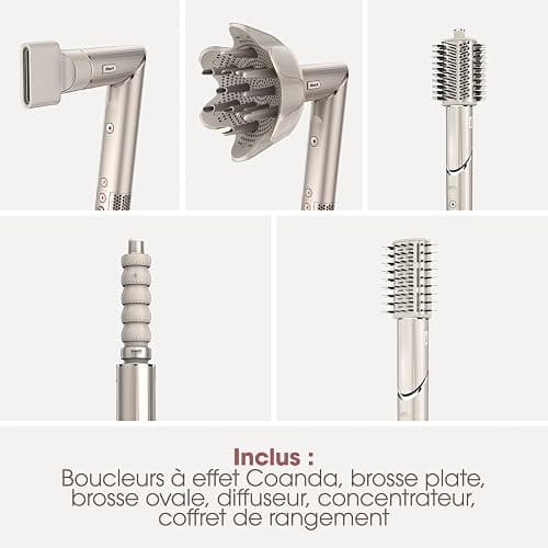 Shark styler à air chaud Coiffeur-séche multi-styles à air chaud avec boucleurs auto-enroulants, brosses et concentrateur,Sans dommage dû à la chaleur, coiffage polyvalent, pour tous types de cheveux thumbnail 12