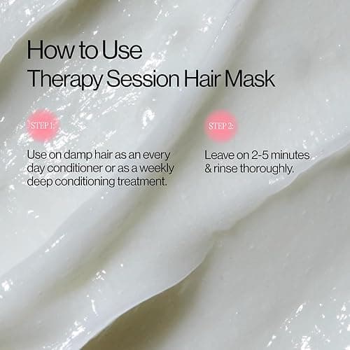Eva NYC Therapy Session Hair Mask, Deep Conditioning Hair Mask Infused with Argan Oil and Plant Protein, 16.9 fl oz thumbnail 3