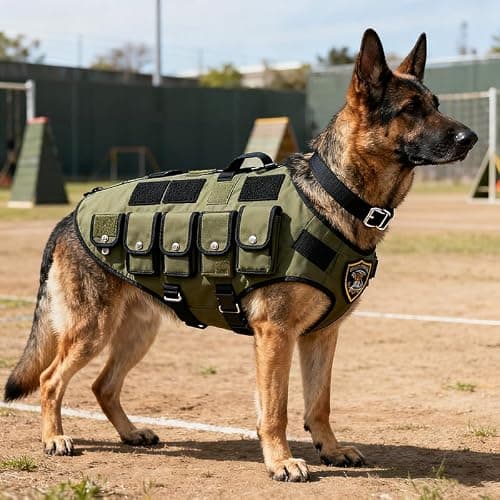 Antrix 2 Packs No Touch No Talk No Eye Contact Dog Patch Hook and Loop Embroidered Fastener Emblem Service Dog Patch for Working Dogs Warning Vests Harness Collar Clothes thumbnail 5
