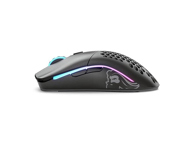 Glorious Gaming Model O Wireless Gaming Mouse - Superlight, 69g Honeycomb Design, RGB, Ambidextrous, Lag Free 2.4GHz Wireless, Up to 71 Hours Battery - Matte Black (RENEWED) thumbnail 3