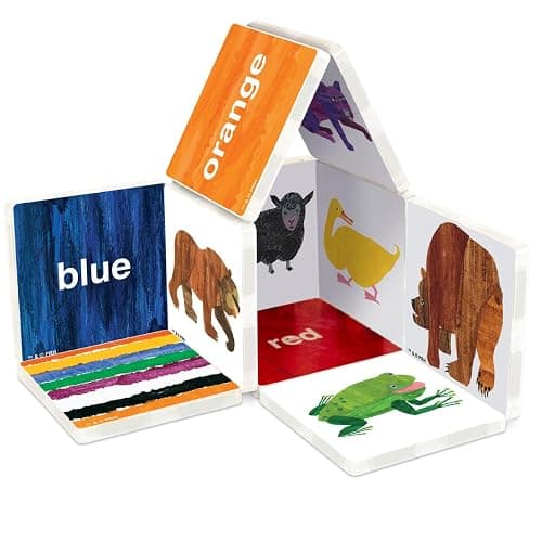 CreateOn Eric Carle Brown Bear with Polar Bear Bonus Set Magnetic Tiles, Building Set for Kids, Magnetic Building Toys for Kids, STEM Toys for Boys and Girls Ages 3+, 24 Piece thumbnail 6