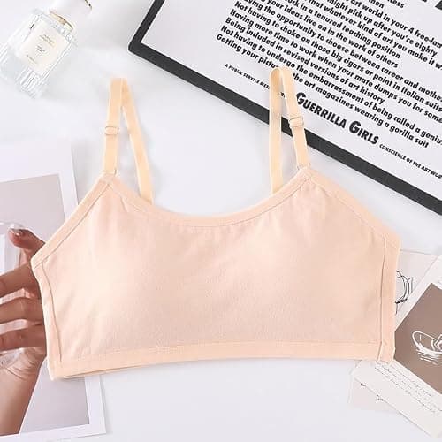Herepai Big Girls Bra Comfort Flex Fit Seamless for Girl Teens with Adjustable Straps, Pull-on Design thumbnail 4
