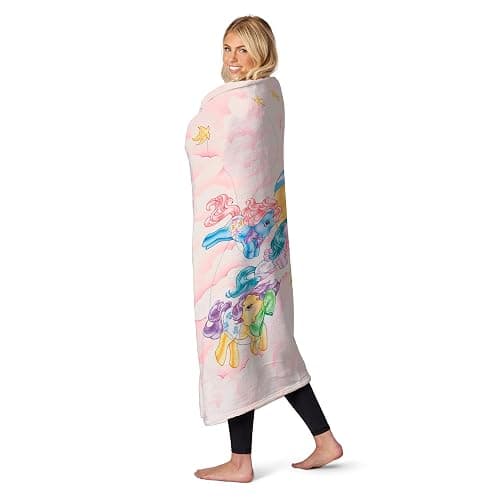 NORTHWEST Hasbro My Little Pony, Cotton Candy Clouds, Silk Touch Throw Blanket, 40 x 50 Inches thumbnail 4