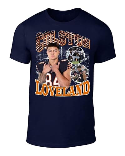 DTGVirgil Chicago Colston Loveland Bootleg Style Throwback Style T-Shirt Men's Adult - Image 1
