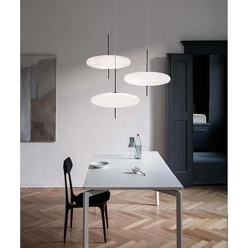 Brikey 19.7'' Nordic Acrylic Pendant Light, 5-Light Hanging Ceiling Lamp Chandelier for Dining Room Kitchen Island(White) - W thumbnail 4