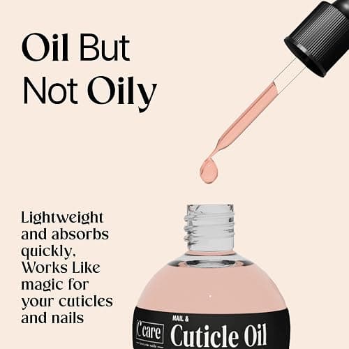 C CARE Vanilla & Sugar Cuticle Oil For Nails - Repairs Cuticles Overnight - Moisturizes and Strengthens Nails and Cuticles - Dropper & Brush included - 2.5oz thumbnail 7