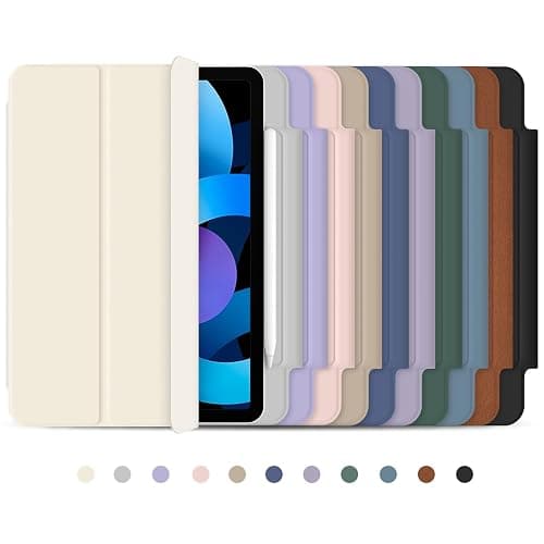 Dwopar for iPad Air 7/6/5/4 Magnetic Case, Slim Smart Folio for Air 5th/4th Generation 10.9 Inch 2022/2020 Model, Trifold Stand Case for iPad Air 11 inch M3/M2 2025/2024, Auto Sleep/Wake (Pink) thumbnail 9