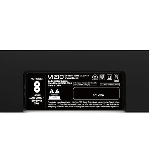 VIZIO 5.1 Soundbar SE, Wireless Subwoofer, Surround Sound w/Dolby Atmos & DTS:X, Bluetooth Speaker, QuickFit™ Compatible – SV510X-08 (New, 2024 Model) thumbnail 19