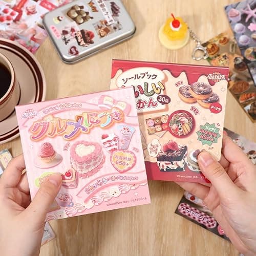 Alideco 30pcs Scrapbook Stickers Vintage Gourmet Desserts Sticker Book for Adults journaling Stickers for Scrapbooking (binfenshiguang) thumbnail 7