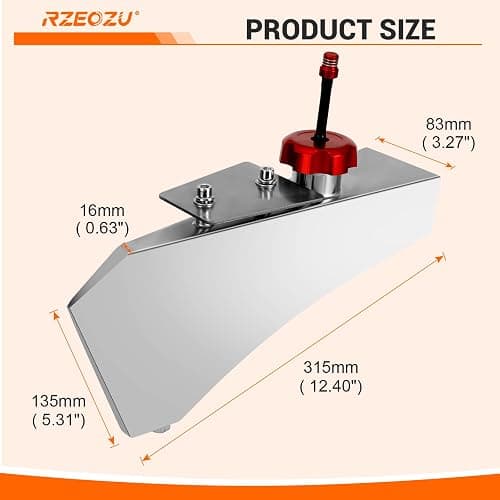 RZEOZU Mini Bike Gas Fuel Tank Kit Replacement for Mega Moto MMB80 MMB105 Monster Moto 80cc Parts Coleman RB100 RT100 Oryxearth 105cc Minibike Assembly Accessories Stainless Steel thumbnail 5