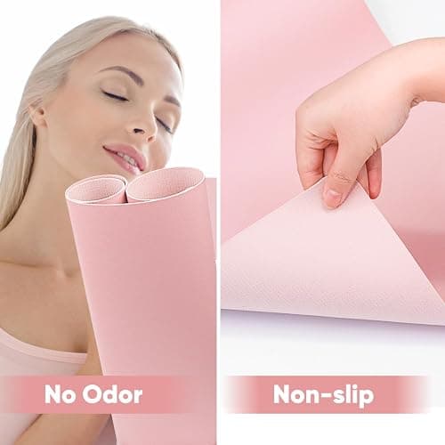 Subay Nail Art Table Mat, (MAT ONLY) Soft Microfiber PU Leather Nail Hand Rest for Nail Arm Rest Cushion, Foldable Nail Art Rest Pillow Manicure Pad Desk Mat - Pink thumbnail 5