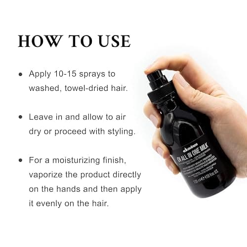 Davines OI All in One Milk | Hair Milk Spray | Powerful Hair Detangler + Hydrating Leave-In Treatment | Smoothes Frizzy Hair - 4.6 Fl Oz (Pack of 1) thumbnail 4