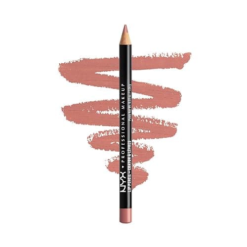 NYX PROFESSIONAL MAKEUP Slim Lip Pencil, Long-Lasting Creamy Lip Liner - Nude Pink - Image 1
