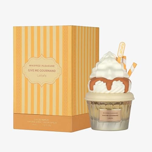 Lattafa Whipped Pleasure Eau de Parfum, Give Me Gourmand Collection, Spray Form, 75ml, Whipped Cream, Caramel & Vanilla Scent, Long-lasting thumbnail 2