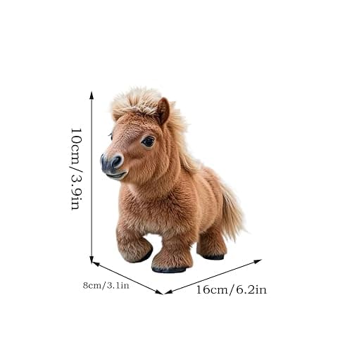 My Realistic Robot Ponys, Interactive Simulation Horse Robot Toy, Walking Toy Electric Interactive Smart Simulation Horse, Cuddly Kids Robots Pet, Soft Robotic Pet for Boys Girls, Birthday thumbnail 7
