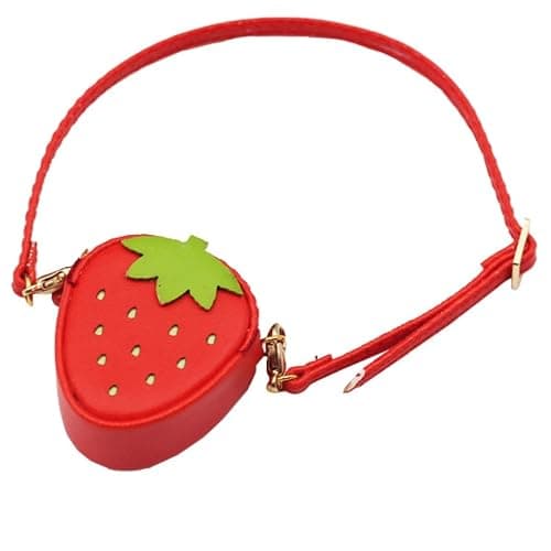 Compatible with Labubu – Strawberry-Shaped Crossbody Bag for Collectible Figures – Fits Gen 1, 2, 3 - Image 1