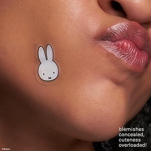 The Crème Shop Miffy Clear As Day! , Korean Hydrocolloid Spot Blemish Patches, Infused with Tea Tree and Witch Hazel to help conceal blemishes and absorb excess oil- (Pack Of 2) thumbnail 3
