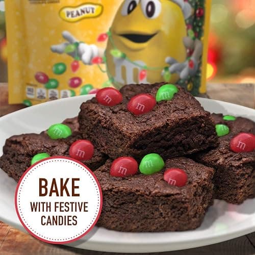 M&M'S Peanut Milk Chocolate Candy, Christmas Stocking Stuffers, Bulk Christmas Candy 38 oz Bag thumbnail 7