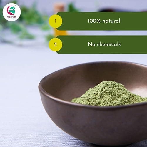 Yogi's Gift Sidr Leaf Powder | Organically Grown Natural Herbal Cleanser & Conditioner | Rejuvenates Hair Follicles (10 Oz) thumbnail 7