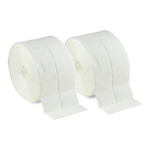NAILS FACTORY | N&BF Nagel Cleaner Set 1000ml | Dispenser Pumpflasche | 1000 Zelletten Cellulose Pads (2 Rollen à 500 Stück) | 70% Isopropanol-Alkohol isopropylalkohol 1L | für Gelnägel | (Blau 150) thumbnail 2