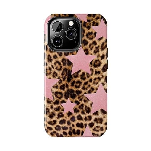 PINK GLITTER LEOPARD Phone Case - Image 1