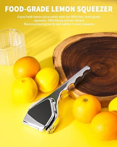 Bagrox Lemon Squeezer, Stainless Steel Lemon Juicer, Manual Juicer for Lemon Citrus Lime Orange, Handheld citrus Squeezer thumbnail 5