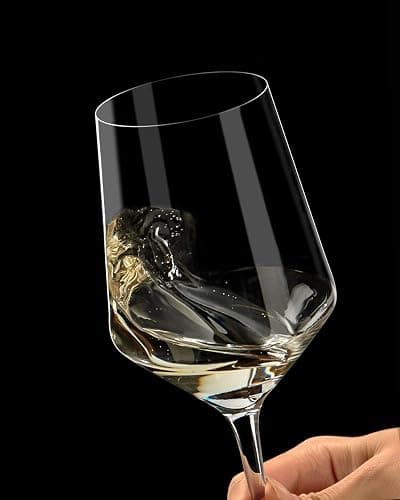 Red Wine Glasses Set of 4, Premium Crystal Wine Glasses Hand Blown,15 oz,Thin Rim,Long Stem,Perfect for Red or White,Daily Use,Unique Wedding Anniversary or Birthday Gift thumbnail 2