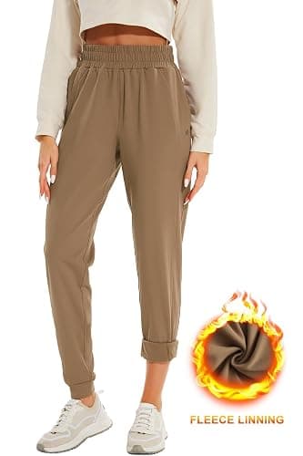 HOdo 32"/34"/36" Inseam Womens Tall Sweatpants Fleece Lined Long Joggers Workout Pants with Pockets thumbnail 5