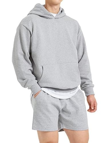 PAODIKUAI Men Hoodie Sweatshirt Loose Fit Fashion Pullover Hoodie Casual Long Sleeve Hooded Sweatshirt with Pocket thumbnail 2