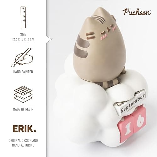 Grupo Erik Perpetual Calendar - Pusheen Merchandise | Desk Calendar, Home Office Desk Accessories, Home Decor Accessories | Pusheen Gifts For Cat Lovers thumbnail 3