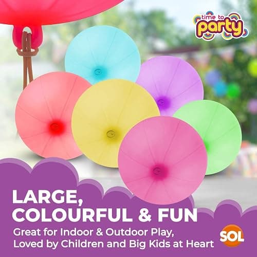 Jaunty Partyware 50x Large Punch Balloons for Kids Ideal Party Bag Fillers - 12 Inch Large Size - Assorted Colours - Fun Children’s Party Ideas - Thick & Strong - Easy to Inflate thumbnail 4