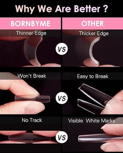 Medium Round Nail Tips,120PCS Pre Almond Round Buff Full Cover Shaped Nail Extenison Tips Half Matte Gel Nail Tips Acrylic False Nail Tips thumbnail 6