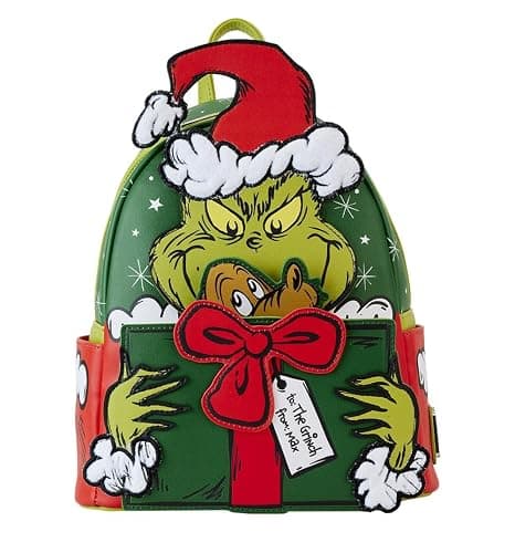 Loungefly Dr. Seuss' How the Grinch Stole Christmas! Santa Cosplay Mini Backpack - Image 1