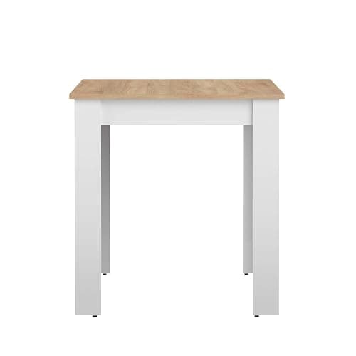 TEMAHOME Nice Dining Table, Oak/White, 110 x 70 x 73 cm thumbnail 4