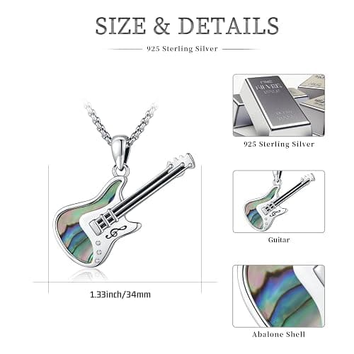 KoyeKei Music/Dance Necklace Gifts for Women 925 Sterling Silver Jewelry Graduation Gifts for Her thumbnail 4