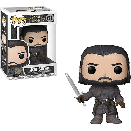 Funko POP! TV: Game of Thrones Jon Snow (Beyond The Wall) Collectible Figure, Multicolor - Image 1