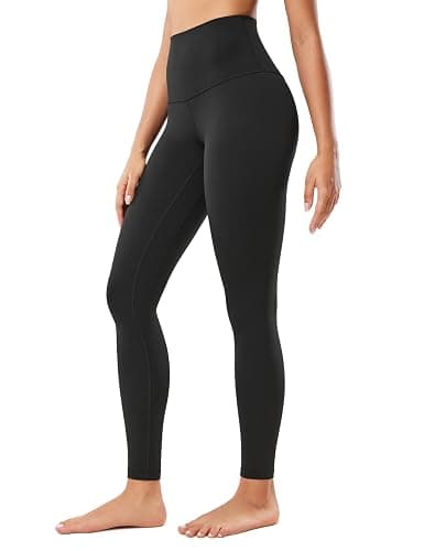 CRZ YOGA Butterluxe Super High Waist Leggings 28" - Full Length Buttery Soft Womens Yoga Pants Over Belly - Image 1