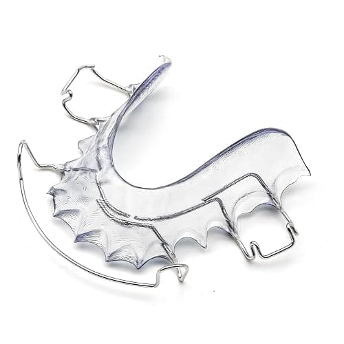 2 Hawley Retainer for Custom Teeth Retention, Custom-Fit Two Retainers for Upper and Lower Teeth - Comfortable and Durable - Image 1