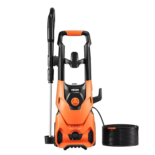 VEVOR Electric Pressure Washer, Max 4200 PSI 2.8 GPM, High-Power Cleaner with Foam Cannon & 4 Nozzles for Driveways, Cars, Fences, Patios, Home Cleaning thumbnail 10