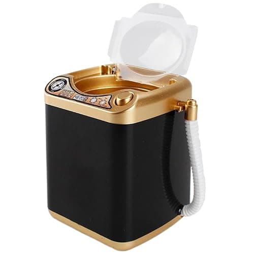 Cute Makeup Sponge Cleaner Machine 4 x 3 x 3" Automatic Mini Beauty Blender Battery Operated Beauty Blender Cleaner for Makeup Sponge, Powder Puffs, No Battery thumbnail 2