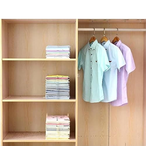 Zerodis Shirt Folding Board, Tshirt Folding Board Clothes Folding Board Plastic Laundry Folder Home Storage Tool for Adults (White) thumbnail 2