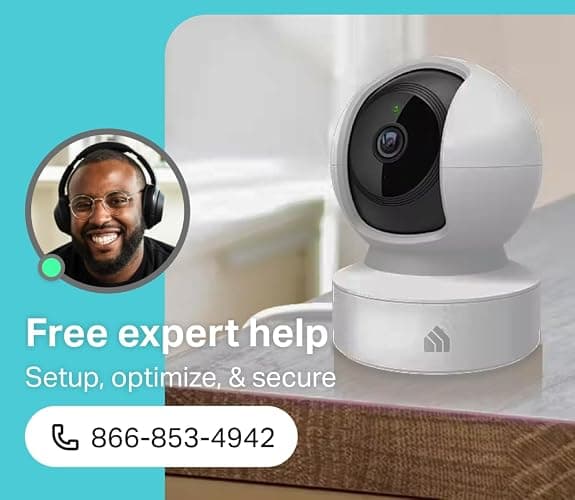 Kasa 2K QHD Security Camera Pan/Tilt, Starlight Sensor for Color Night Vision, Motion Detection for Baby & Pet Monitor, SD/Cloud Storage, Works with Alexa & Google, Free Expert Support (KC410S) thumbnail 9