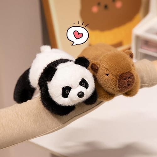 Ditucu Cute Palm-Sized Capybara Stuffed Animal Soft Capibara Plush Doll Small Plushies Toys Gifts for Kids Brown 7.8 inch thumbnail 8