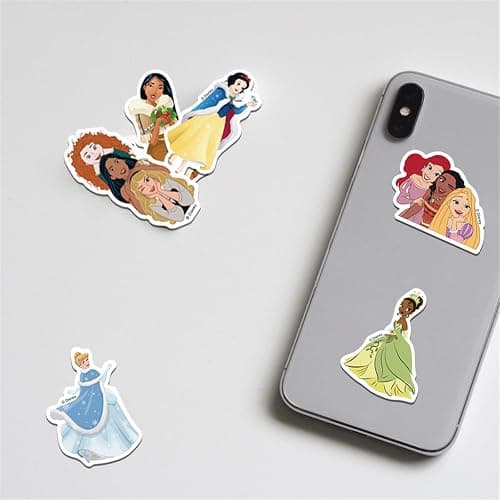 200Pcs Kids Stickers Pack Disney Princess Stickers Cute Cartoon Characters Deals Movie Decal Childrens Decorative Sticker for Kids Teens Adults Waterproof Sticker for Water Bottle Laptop Luggage thumbnail 4
