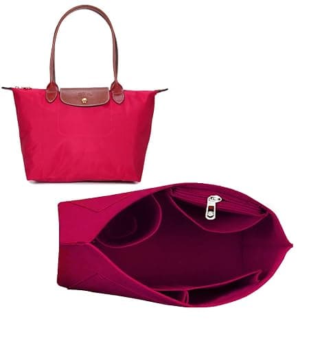 purse organizer for longchamp large Le Pliage bag organizers insert 1028red-L thumbnail 3