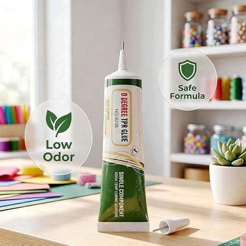 Squishy Glue, Silicone Repair Adhesive, Quick-Drying Waterproof for TPR TPE | Clear Flexible Bond Formula, Works on TPU Rubber Model, Multi-Surface Adhesive for Squishy Repair & DIY Crafts thumbnail 4