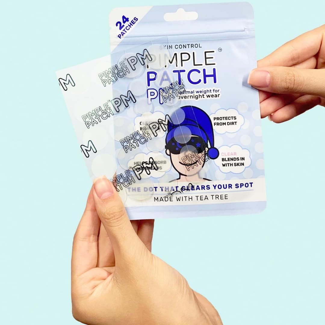 Skin Control Pimple Patch PM Nightime Pack, 24 Acne Patches for Overnight Wear thumbnail 5