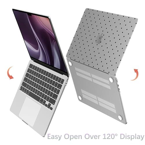 BlHMCASE Compatible with MacBook Air 13 inch Case M1 A2337 A2179 A1932 2022 2021 2020 2019 2018 Release, Cute Black Polka Dot Protective Hard Shell Matte Cover for MacBook Air 13.3 inch thumbnail 5