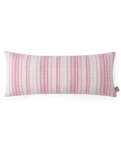 UGG Throw Pillow for Couch – Knit Accent Pillow Soft Striped Lumbar Decorative Pillow for Sofa Bed & Home Decor, Pink Living Room Decor, 36" x 14" (Joana) thumbnail 7